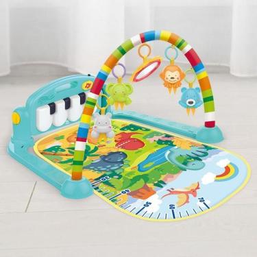 Imagem de Tapete de Atividade Musical Piano Interativo Modelo Dinossauro Wakaii