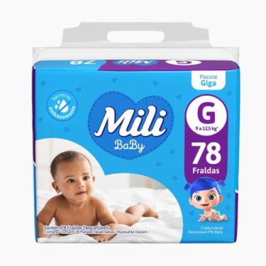 Imagem de Fralda Mili Baby Giga G - 78 Unidades