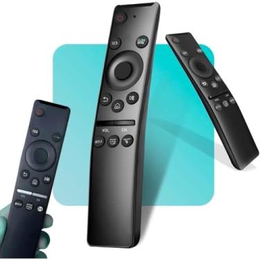 Imagem de Controle Remoto Compatível com Smart TV Samsung 4K com Botões de Atalho para Streaming Pronto para Usar, Sem Configuração Necessária