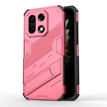 Imagem de LTLMYDAM Capa fina para OnePlus 15, suporte ajustável militar fosco capa resistente a impactos de policarbonato, rosa, 15