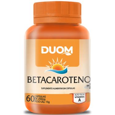 Imagem de BETACAROTENO FONTE DE VITAMINA A 1 AO DIA 60 CÁPSULAS DUOM