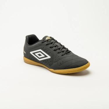 Imagem de Chuteira Futsal Masc Umbro Neo Striker Preto/Dourado 1169288
