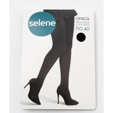Imagem de Meia Calça Feminina Fio 40 Selene Preto-69014, Preto, P