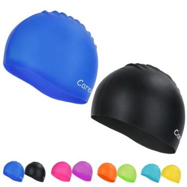 Imagem de Touca de Natação Careula 2 Unidades Silicone Infantil/Juvenil