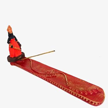 Imagem de Incensário Régua Orixá Iansã Vermelha em Resina 24 cm