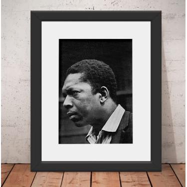 Imagem de Quadro John Coltrane Jazz Sax 56x46cm Vidro +paspatur U0628