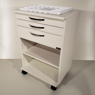 Imagem de Carrinho Auxiliar Clínicas Estética Podologia Bandeja