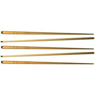 Imagem de 5 Tacos Madeira Comuns 1,45m Sinuca Bilhar Bar