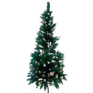 Imagem de Árvore De Natal 1,20 M 320 Galhos Slim Luxo Verde Nevada - Bela Flor