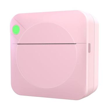 Imagem de Impressora térmica portátil de bolso, sem fio, bt, erro, operação simples, suporte, notas fotográficas, texto, memorando, impressão rosa