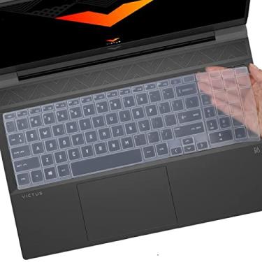 Imagem de Capa de teclado para laptop gamer HP Victus 39.6 cm 40.6 cm 15-fa1093dx 15-fa0031dx 15-fa1062nr 15-fa0032dx 15-fb1013dx 15-fb0028nr 15-fb0103la fbb0103la 0121nnr r fb0109la 16-s0077nr 16-d0515la