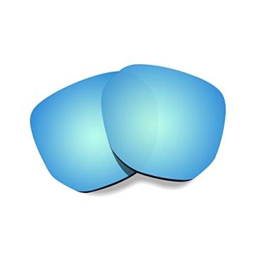 Imagem de Littlebird4 Lentes de reposição polarizadas premium de 1,5 mm para óculos de sol Oakley Latch Beta OO9436 - Multiopções (espelhado azul gelo)