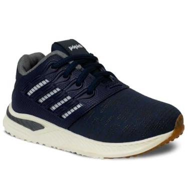 Imagem de Tenis Jogging Masculino Casual Nº 20 Ao 35 Esportivo Moda Escolar Menino 11.120 (Azul Marinho, BR, Criança de 1 a 3 anos, Numérico, 20)