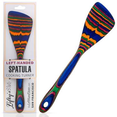 Imagem de Espátula para canhotos – Ferramenta de cozinha Pakka – Ótimo para cozinhar, mexer, virar alimentos, flipper de ovos, uso geral – presentes para canhotos, adultos, chefs e mulheres