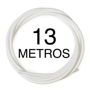 Imagem de Mangueira Para Filtro Purificador Bebedouro 1/4 - 13 Metros (Branca) -