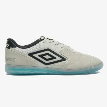 Imagem de Chuteira Futsal Umbro Pro Challenge Unissex Branco, 43