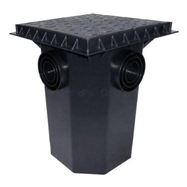 Imagem de Caixa de Passagem ou Inspeção Tampa Quadrada 35x35x43 - Roma