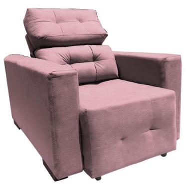 Imagem de  Cadeira Poltrona Reclinável Retrátil Isabelle Consultório Estética Fa