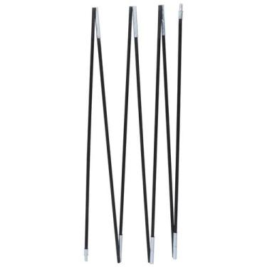 Imagem de Varetas Para Reposição De Barraca Iglu 3 Lugares 54cm Preto Fibra De V