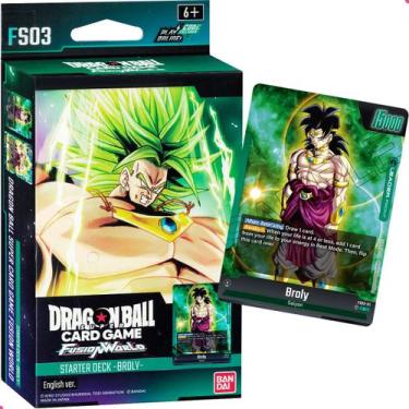 Imagem de Dragon Ball Starter Deck Card Game Fs03 Broly Dbs Tcg Cartas Inglês - 
