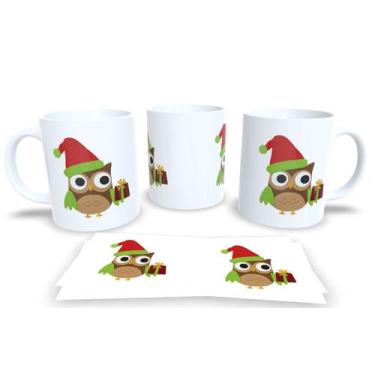 Imagem de Canecas de Porcelana Personalizadas Natal 2 - Estampa Sublimada, Mod.4