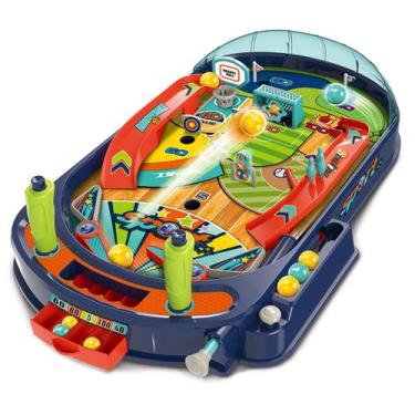 Imagem de Jogo Multi Sports Fliperama Pinball Brinquedo Retro Infantil DM Toys D