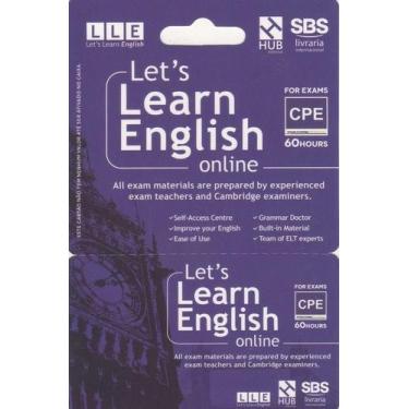Imagem de Let's Learn English Card - For Exams - Cpe (6 Months)