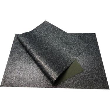 Imagem de Placa de EVA com Glíter 40X60CM Preto  Pacote com 5 Unidades - VMP