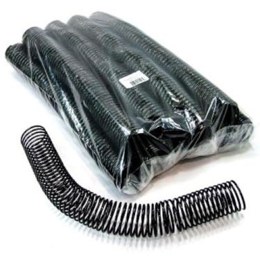 Imagem de Espiral para Caderno 33MM Preto - 27 Unidades para 250 Folhas - Plasty