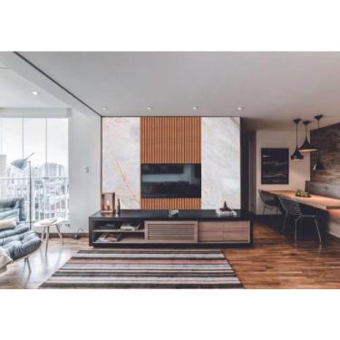 Imagem de Papel de Parede  Marmore e Ripado Tedencia  (folha med. 90x300 cm) - D