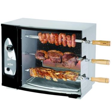 Imagem de Assador A Gás Glp Arke Agr-03 3 Espetos Se