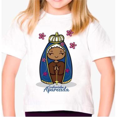 Imagem de Camiseta Infantil Nossa Senhora Aparecida Est.29 - ZLprint, 2