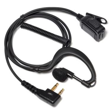 Imagem de YNIBST Fone de ouvido Walkie Talkie em forma de G com microfone PTT para rádios bidirecionais Midland GXT1000VP4 GXT1000XB GXT1050VP4 LXT600VP3