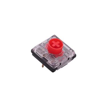 Imagem de Kailh Interruptor mecânico de baixo perfil para teclado Choc V2 de baixo perfil DIY MX Switch forro tátil clique com 3 pinos (vermelho, 35 peças)