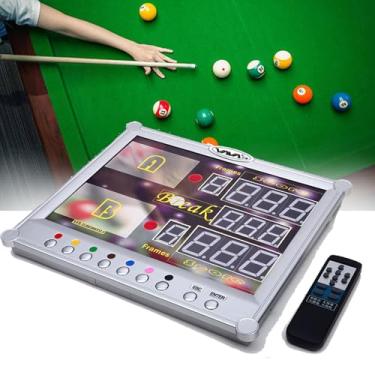 Imagem de Placar EletrôNico Multifuncional,Placar Digital PortáTil Com Controle Remoto,Marcador De PontuaçãO EletrôNico,Placar De Mesa De 0 A 199 Pontos, Com Controle Remoto Sem Fio, Display Digital Led