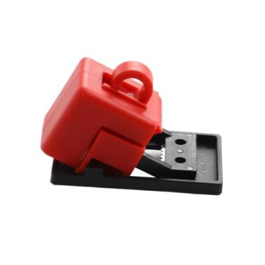 Imagem de Braçadeira na Trava do Interruptor de Alimentação, Dispositivo de Bloqueio do Disjuntor para Alça de Menos de 16,5 Mm, Disjuntores Em Caixa Moldada por Plástico de Engenharia,