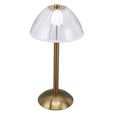 Imagem de Lâmpada Industrial de Mesa, Lâmpada de Mesa Rústica Recarregável USB, Luz Noturna de Cabeceira Escassável para Casa, Escritório, café Com Três Níveis Sensor de Toque de Brilho