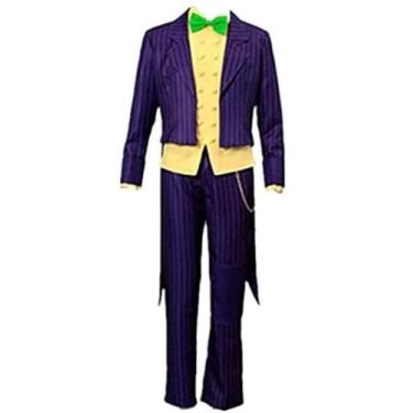 Imagem de Casaco personalizado para cosplay Arkham Asylum Coringa Cosplay para adultos de qualquer tamanho, Masculino M, One Size