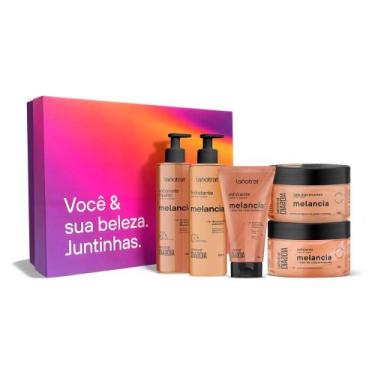 Imagem de Kit Experiência de Banho Esfoliante Sais Sabonete Hidratante Melancia 