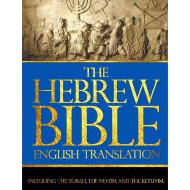 Imagem de Livro: Bíblia hebraica, letras grandes, inglês, Tanakh completo