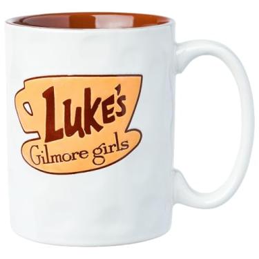 Imagem de Silver Buffalo Caneca de cerâmica Gilmore Girls Luke's Logo Wax Resist 500 ml
