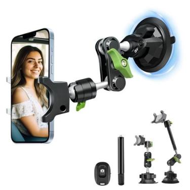 Imagem de Suporte de Celular para Carro HEMMOTOP - Ventosa Magnética para Para-b