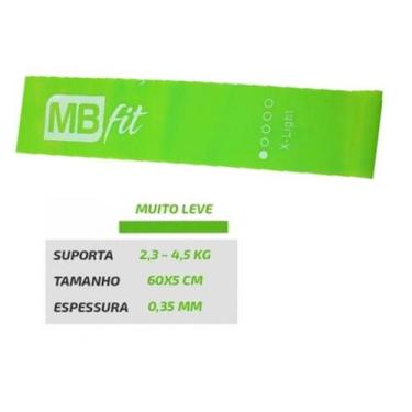 Imagem de Faixa Elástica Suave MBfit - Verde
