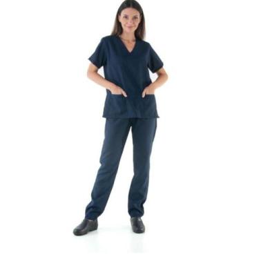Imagem de Pijama Cirúrgico Scrub Conjunto Centro Cirúrgico Bloco Hospital Ph - S