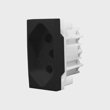 Imagem de Módulo Tomada 2p + t 20A Inova Pro Class Alumbra Preto Ébano