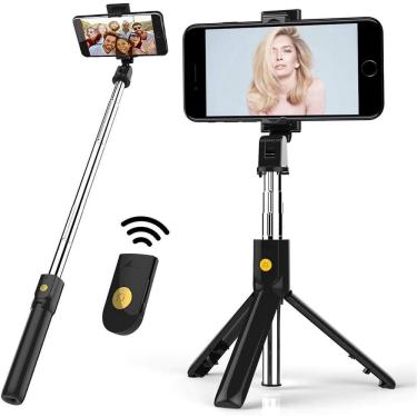 Imagem de Bastão De Selfie Retrátil Com Suporte Para Mão