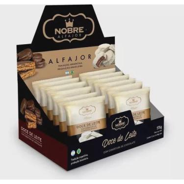 Imagem de Nobre Alfajor Chocolate Branco Display 600G