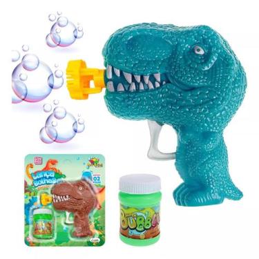 Imagem de Lança Bolhas De Sabão Automática De Fricçao Dinossauro - Art Brink