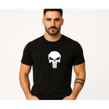 Imagem de Camisa Dry Fit Justiceiro - kyros, Preto, GG