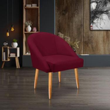 Imagem de Cadeira Lua Veludo Decorativa Luxo Poltrona Lua Sala de Estar, Salão, 